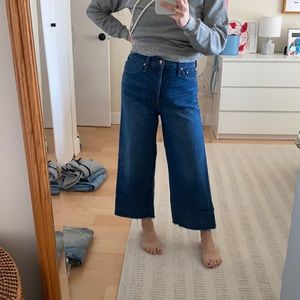 Point Sur J Crew high waisted wide leg jeans